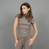 Shirlay Top | Taupe Twist