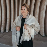Alpaca Throw | Coastal Check