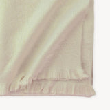 Alpaca Throw | Fringed Beige