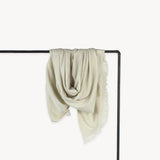 Alpaca Throw | Fringed Beige