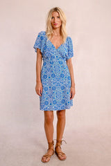 Olina Dress | Blue Asha