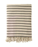 Castaway Cotton Throw | Slate