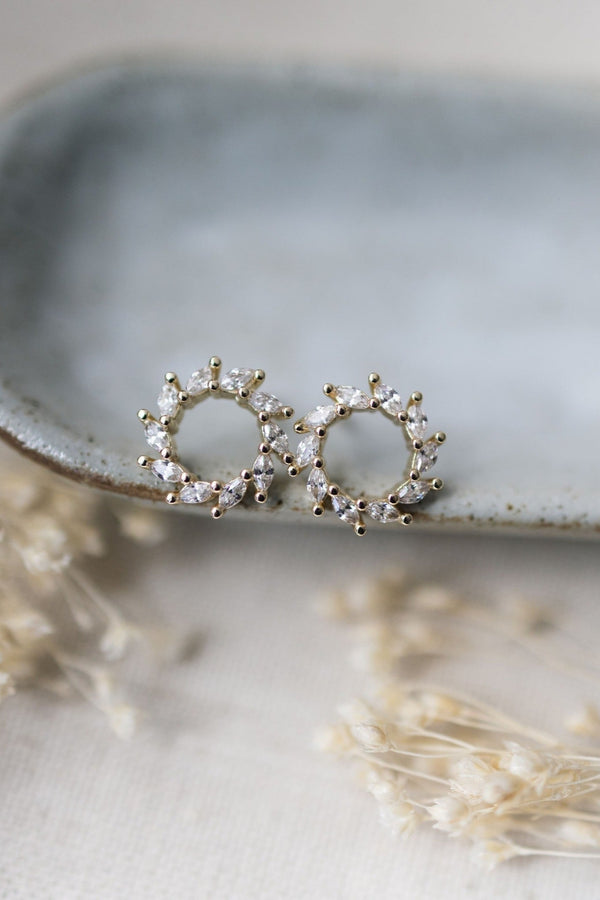 Solara Studs | Gold