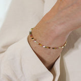 Sorbet Bracelet | Gold/Rainbow Tourmaline