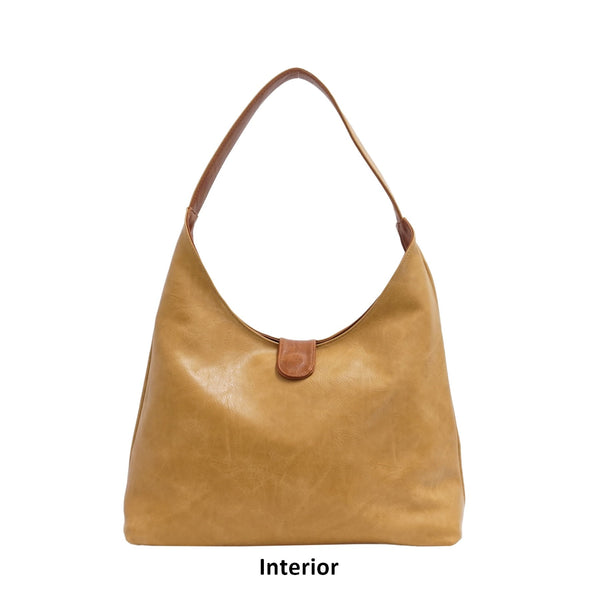 Charlene 2-in-1 Reversible Hobo | Camel/Cinnamon