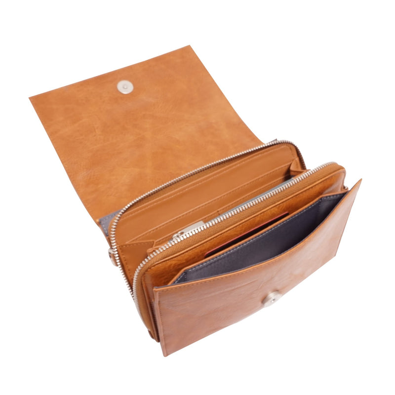 Nita Crossbody Wallet | Camel