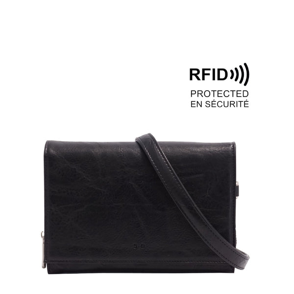 Nita Crossbody Wallet | Black