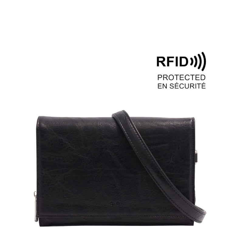 Nita Crossbody Wallet | Black