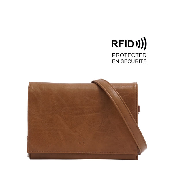 Nita Crossbody Wallet | Brown