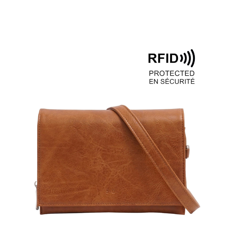 Nita Crossbody Wallet | Camel