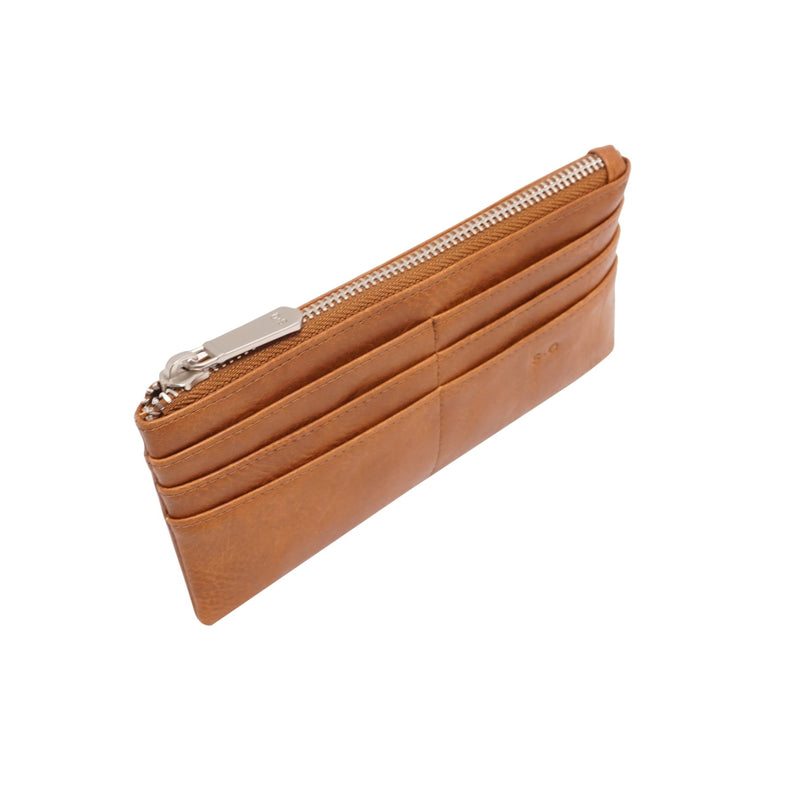 Briella Slim Wallet | Camel
