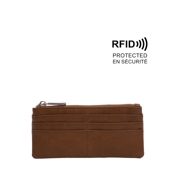 Briella Slim Wallet | Brown