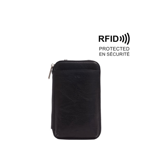 Winzley Passport Pouch | Black