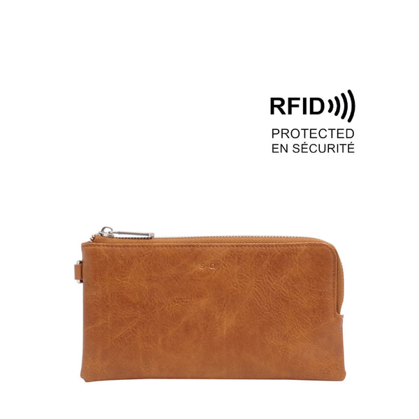 Margot Clutch Wallet | Camel