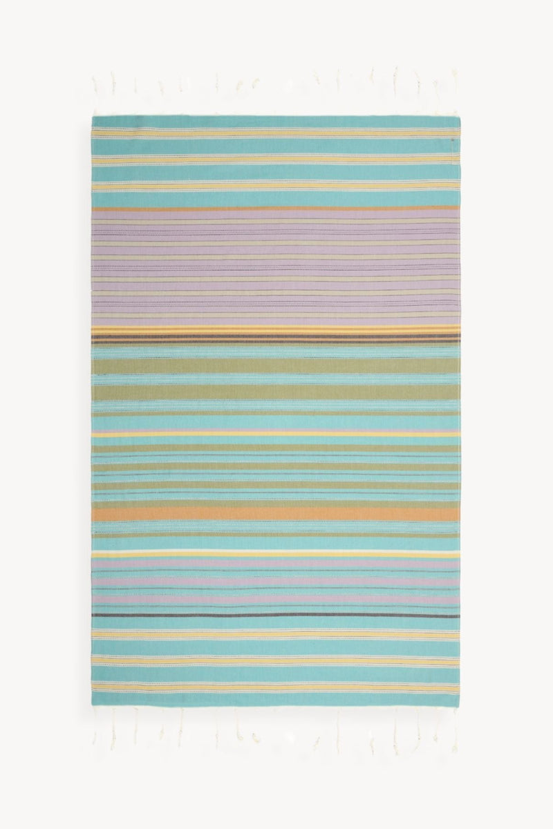 Turkish Towel | Mint Patio Stripe