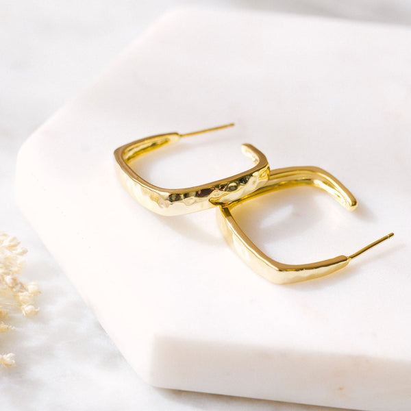 Tetra Hoops | Gold