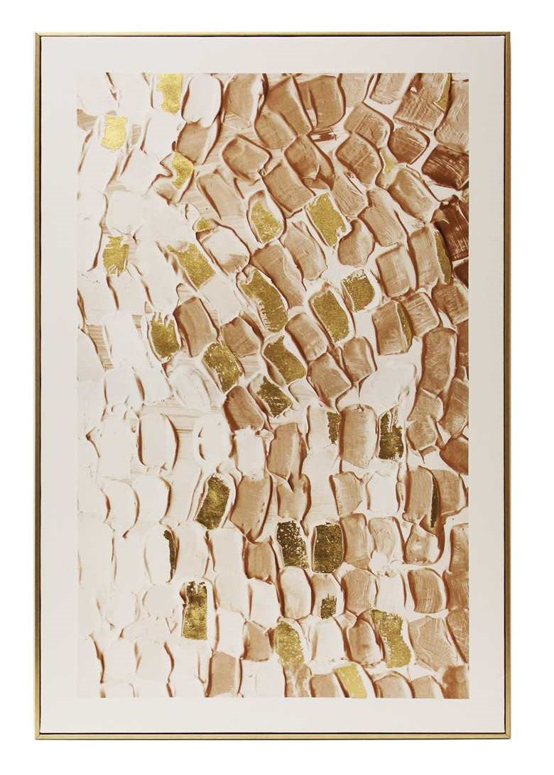 Gold Foil Abstract Art {Pick Up Only}