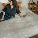 Have A Heart Fleece Throw | Grey