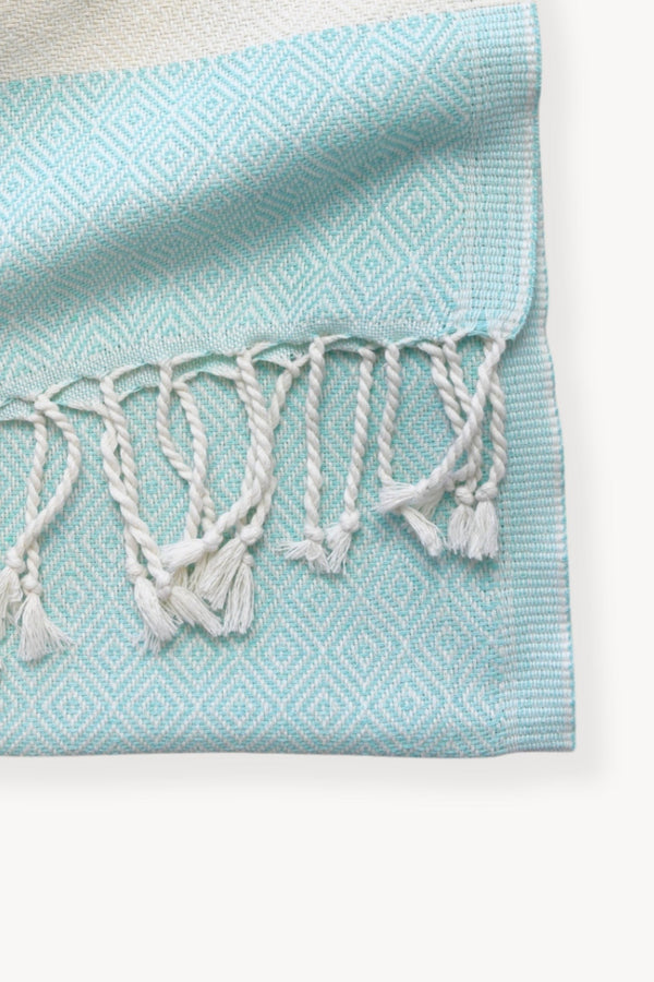 Diamond Hand Towel | Blue Oasis