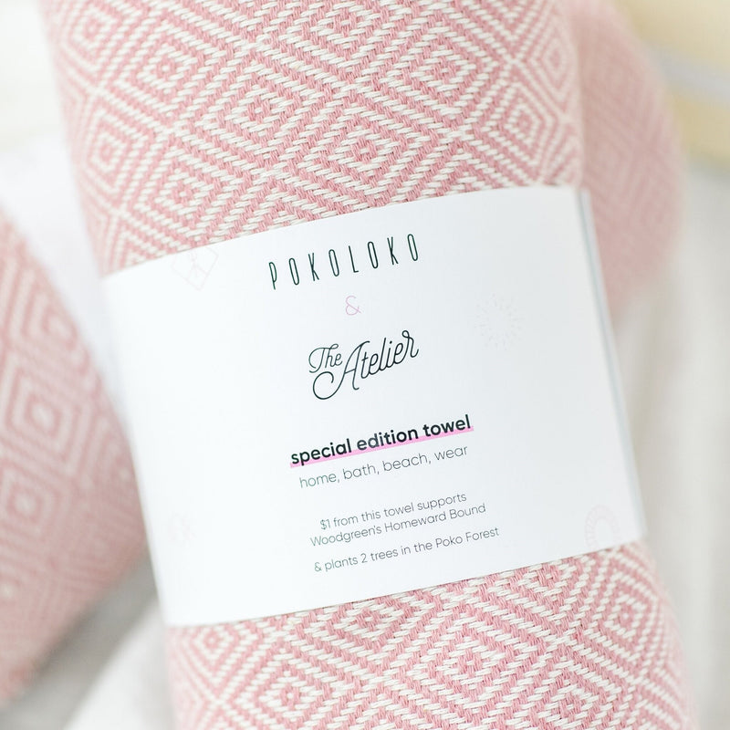 Diamond Turkish Towel | Atelier Pink