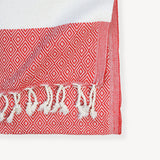 Turkish Towel | Diamond Red