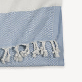 Turkish Towel | Diamond Blue Jean