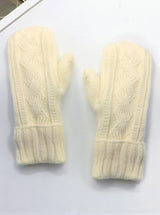 Twist Cable Knit Mittens