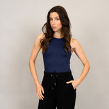 Roxie Sleeveless Bodysuit | Navy