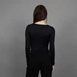 Sanna Long Sleeve Top | Black