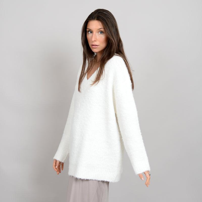 Haisley Pullover | Winter White - FINAL SALE