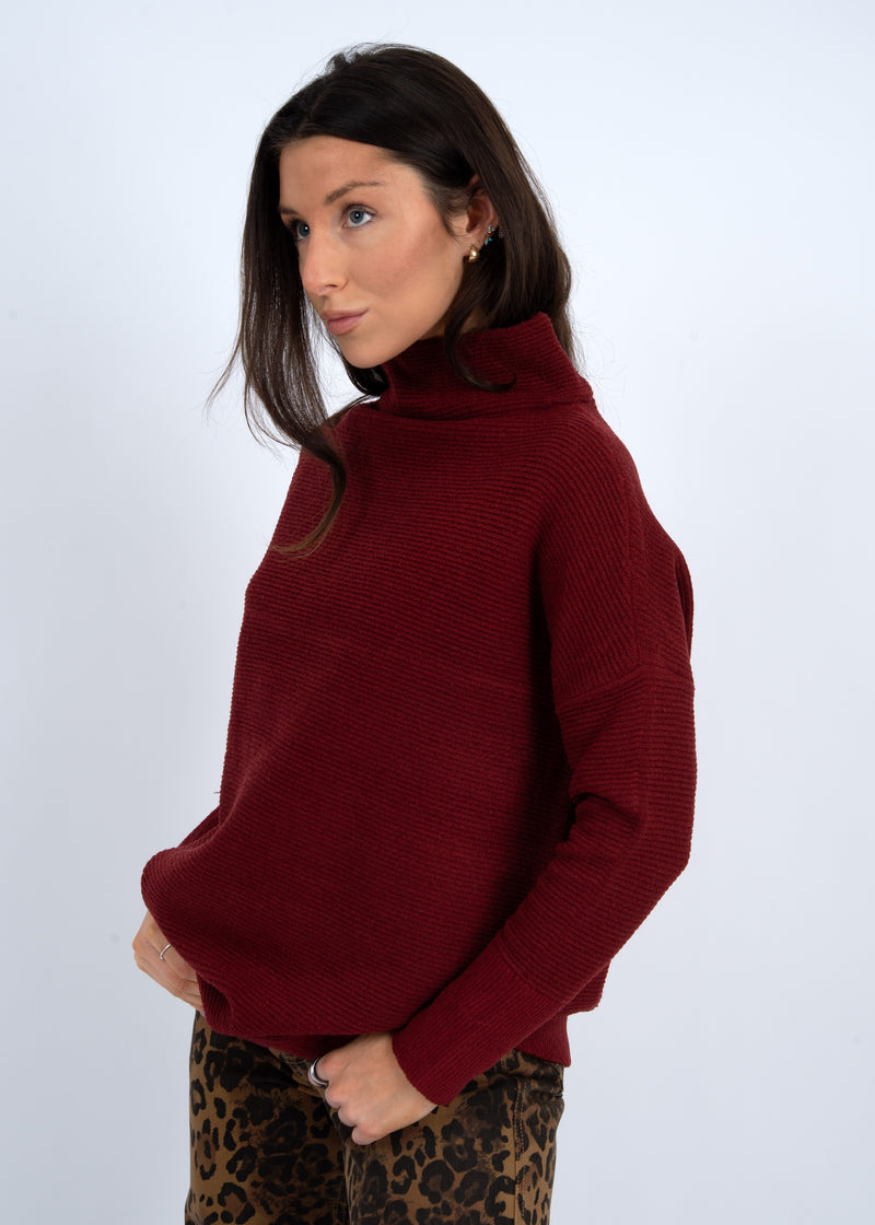 Nancy Ottoman Sweater | Chili
