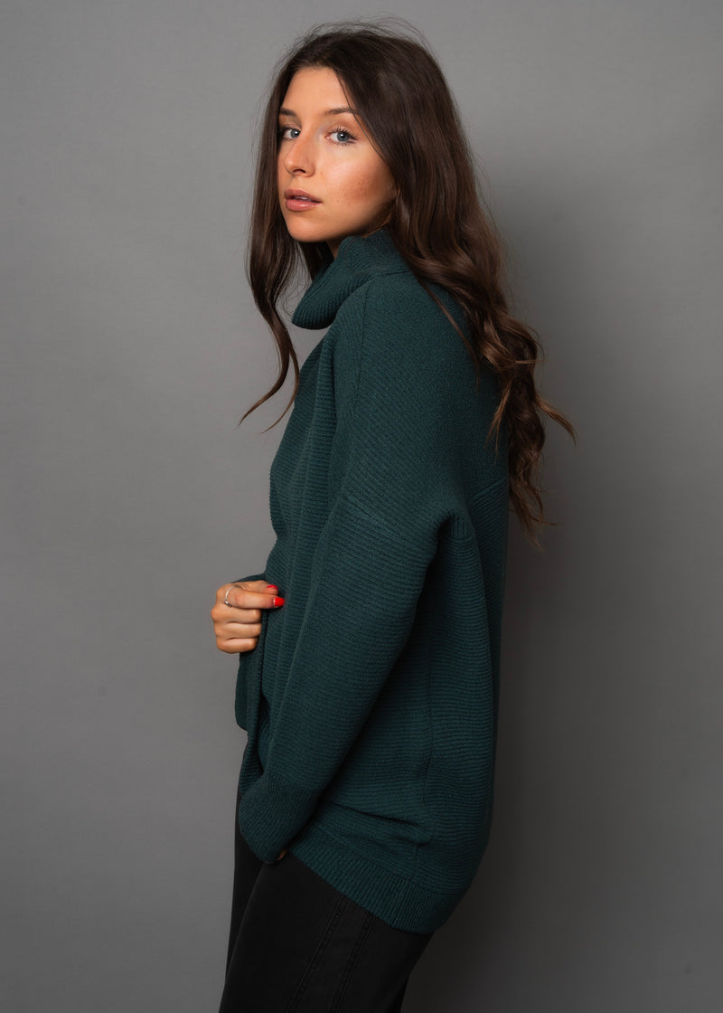 Nancy Ottoman Sweater | Dark Hunter Green