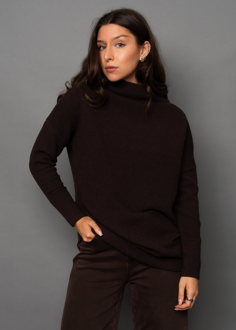 Nancy Ottoman Sweater | Dark Walnut