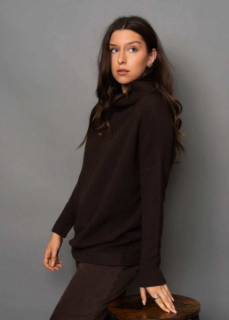 Nancy Ottoman Sweater | Dark Walnut