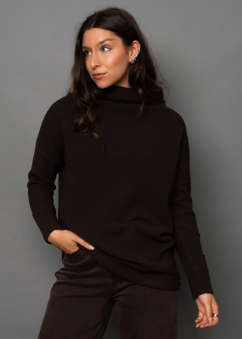 Nancy Ottoman Sweater | Dark Walnut