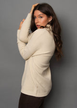 Nancy Ottoman Sweater | White Beach