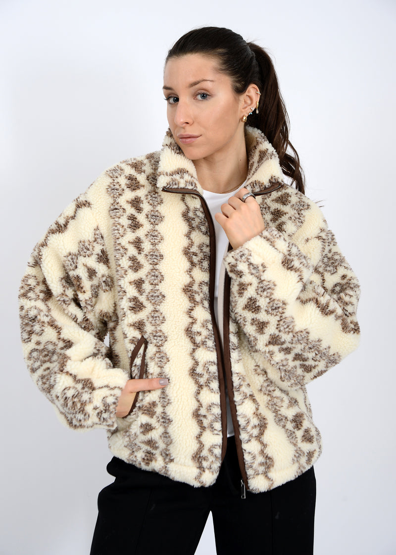 Whistler Jacket | Brown & Cream
