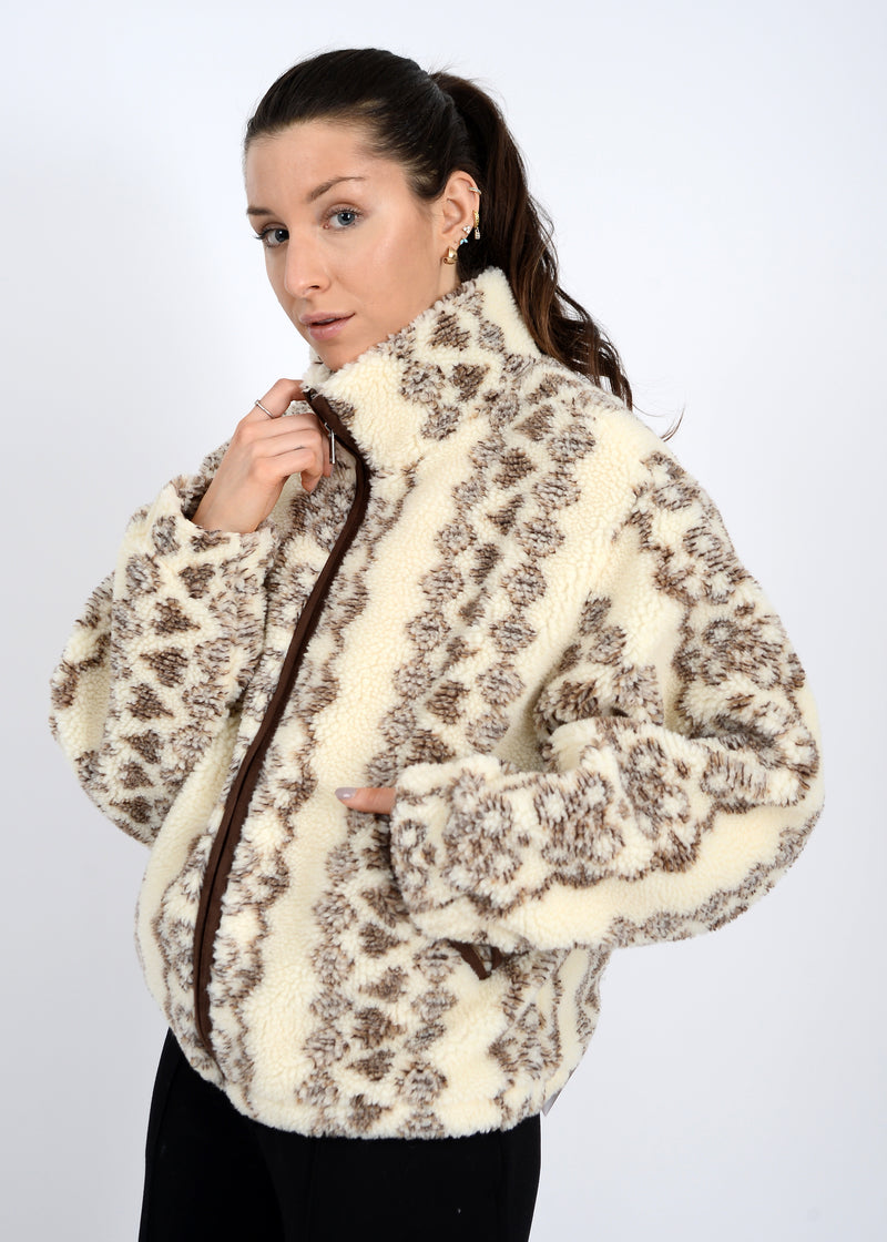 Whistler Jacket | Brown & Cream