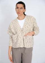 Nedi Cardigan | Cream Fleck