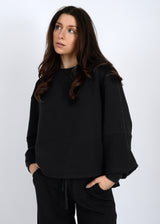 Lucina Ottoman Sweater | Black