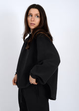 Lucina Ottoman Sweater | Black