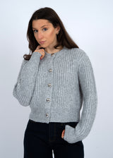 Letrice Cardigan | Silver Grey