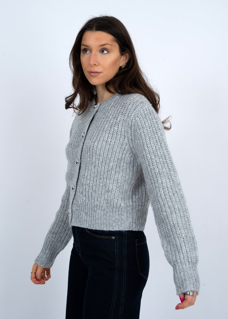 Letrice Cardigan | Silver Grey