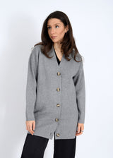 Abella Cardigan | Grey Melange
