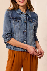 Sawyer Denim Jacket | Dark Vintage