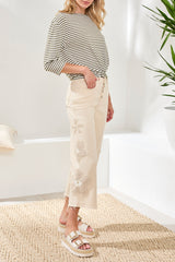 Audrey Jeans | Ecru