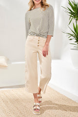 Audrey Jeans | Ecru