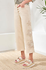 Audrey Jeans | Ecru