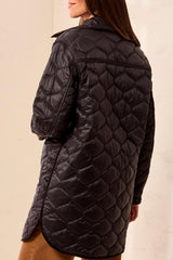 Reversible Quilted Jacket | Brown/Black