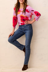 Sophia Straight Leg Jeans | Dark Vintage